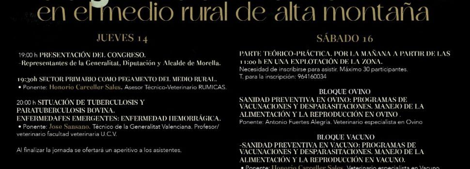 Morella viurà aquesta setmana el primer congrés nacional de ramaderia extensiva d’alta muntanya