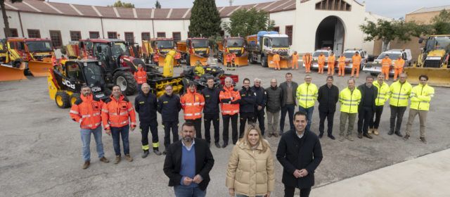 Presentació del pla que coordina tots els recursos materials i humans del Consorci Provincial de Bombers i del Servei de Manteniment de Carreteres de la Diputació