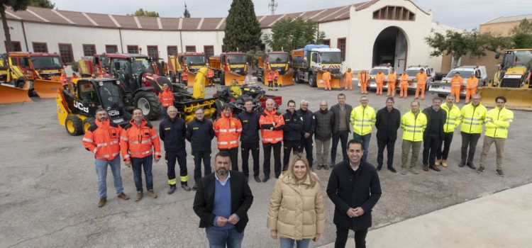 Presentació del pla que coordina tots els recursos materials i humans del Consorci Provincial de Bombers i del Servei de Manteniment de Carreteres de la Diputació