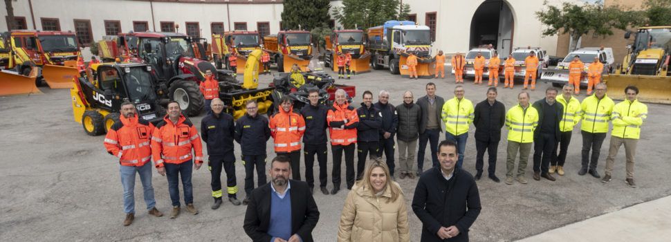 Presentació del pla que coordina tots els recursos materials i humans del Consorci Provincial de Bombers i del Servei de Manteniment de Carreteres de la Diputació