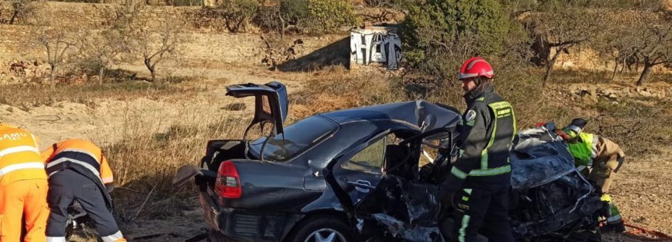 Accidente con 5 personas heridas en la N232 (Traiguera)