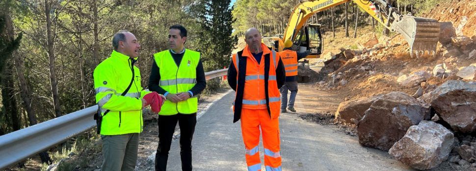 La Diputació de Castelló avança “a bon ritme” en els treballs de millora del conjunt de la xarxa viària provincial
