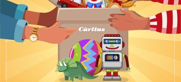 Cáritas Vinaròs inicia les campanyes “Cap xiquet sense joguets” i de recollida d’aliments