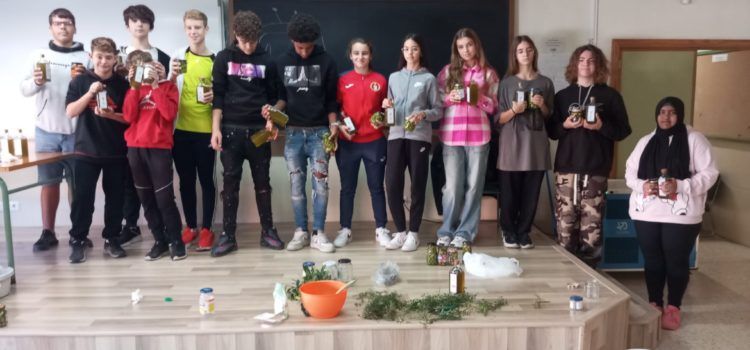 L’IES Vilaplana cull les seues olives i en fa oli