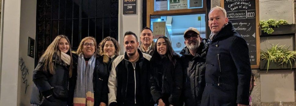 Espectadores “de casa” en el monólogo de Oscar Nos en Madrid