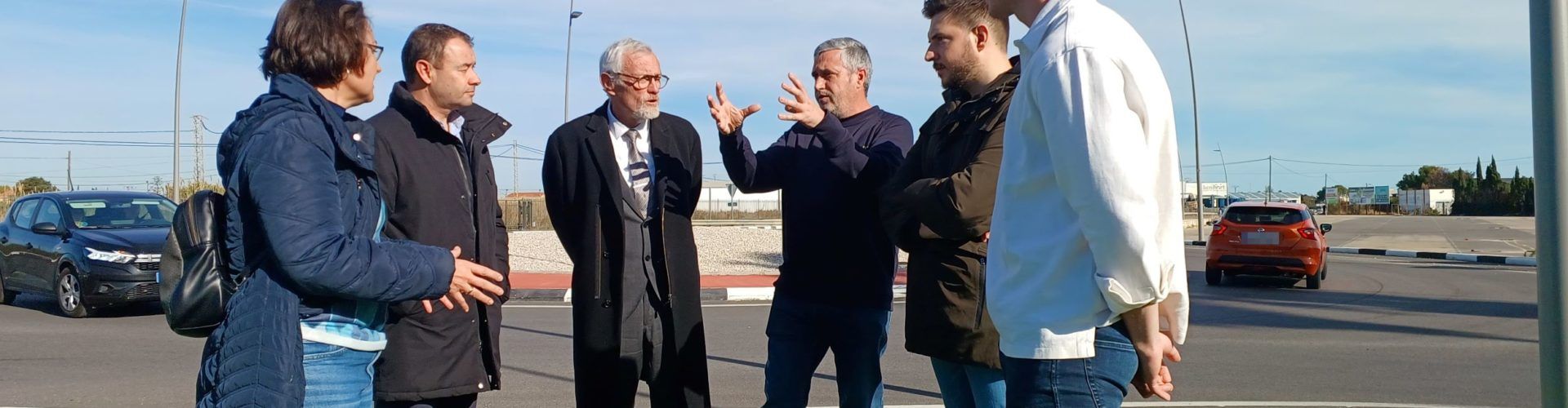 L’Ajuntament de Benicarló recepciona la rotonda del Centre Comercial