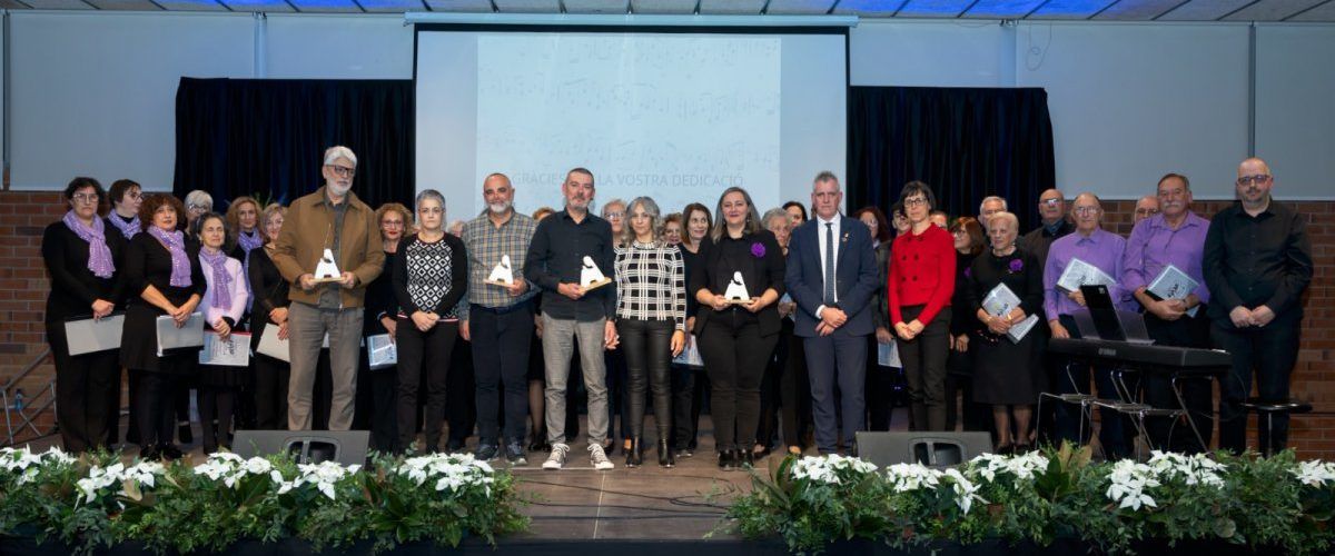 El Llar, Jesús Serrano, Manel Margalef i la Coral Aquae, premiats a la Nit de la Cultura d’Amposta