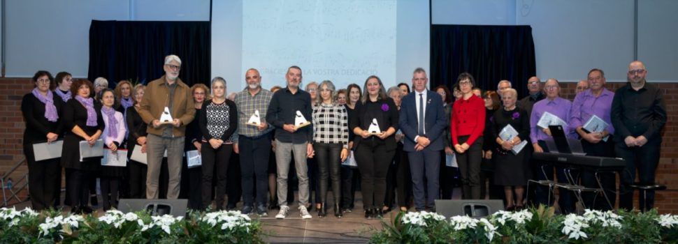 El Llar, Jesús Serrano, Manel Margalef i la Coral Aquae, premiats a la Nit de la Cultura d’Amposta