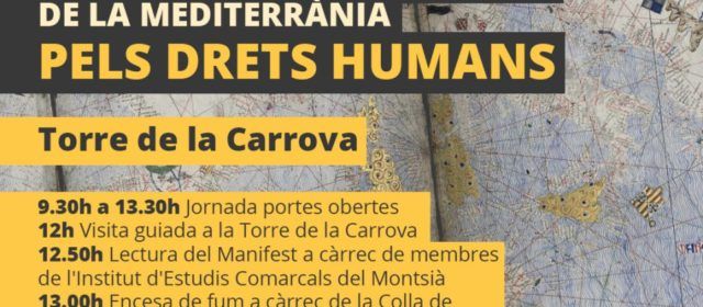 La Torre de la Carrova s’il·luminarà pels drets humans amb l’encesa de torres, talaies i talaiots de la Mediterrània