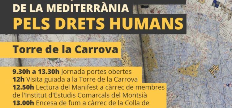 La Torre de la Carrova s’il·luminarà pels drets humans amb l’encesa de torres, talaies i talaiots de la Mediterrània