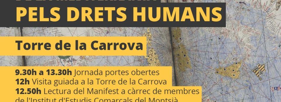 La Torre de la Carrova s’il·luminarà pels drets humans amb l’encesa de torres, talaies i talaiots de la Mediterrània