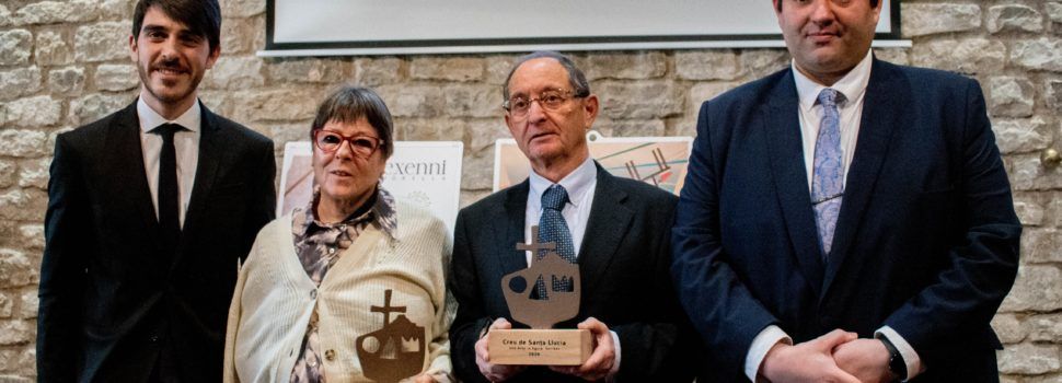 José Antonio Aguilar i Malú Blasco reben la creu de Santa Llúcia 2024