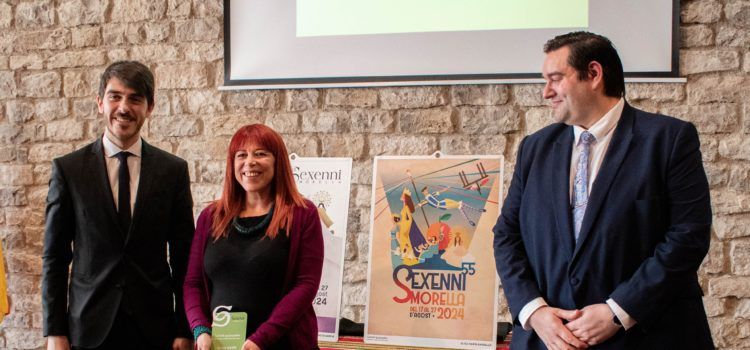 Un innovador cartell d’Elisa Marín, de Mirambel, anuncia el 55 Sexenni de Morella