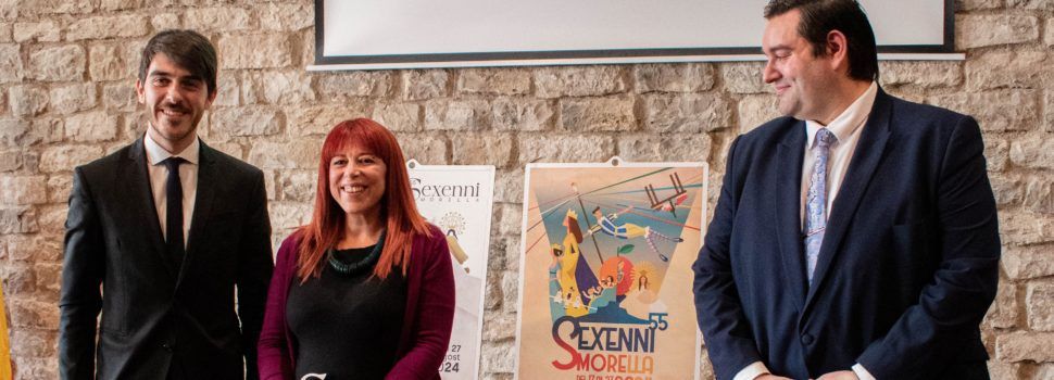 Un innovador cartell d’Elisa Marín, de Mirambel, anuncia el 55 Sexenni de Morella