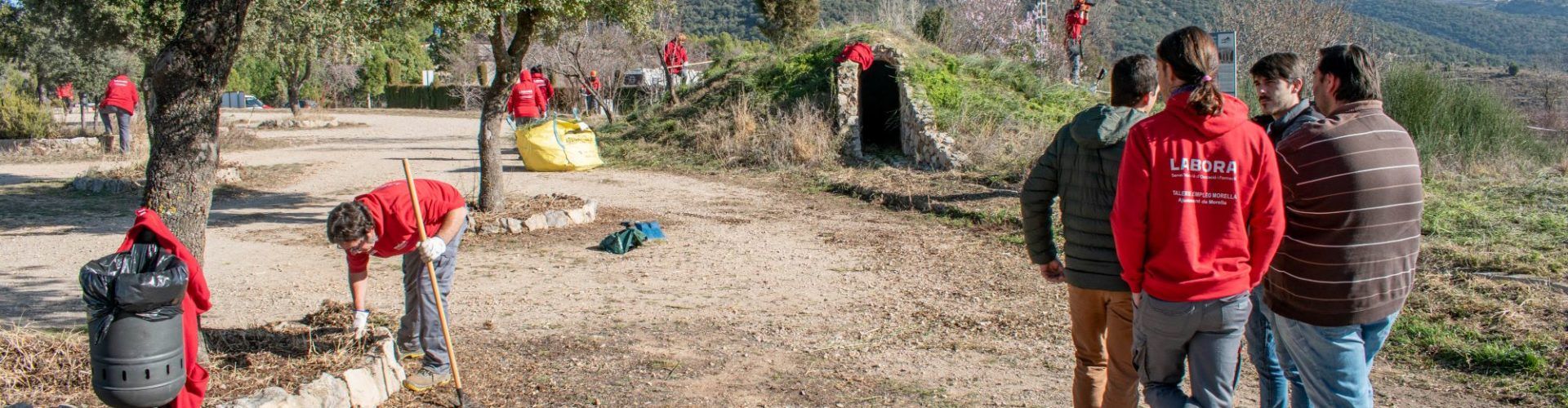 El taller d’ocupació per a la millora i conservació de monts ja fa treball de camp en espais verds de Morella