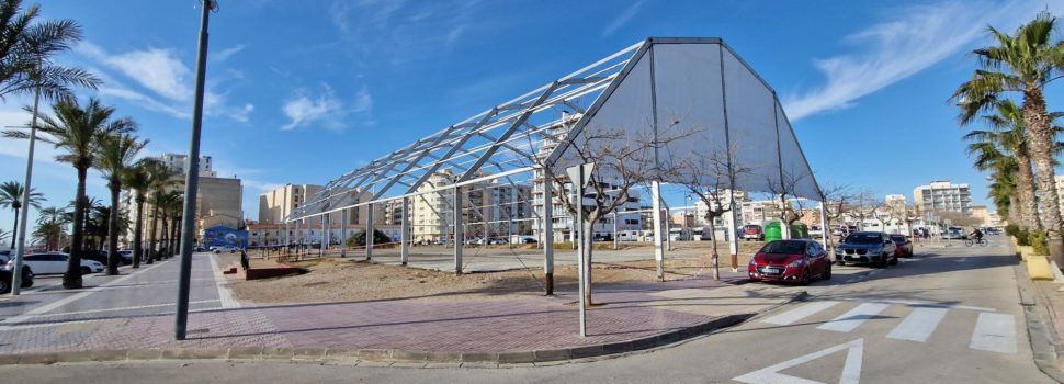 La carpa del Carnaval pren forma