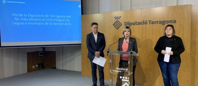 La Diputació de Tarragona presenta un pla per a les pèrdues d’aigua a les xarxes públiques de 120 municipis