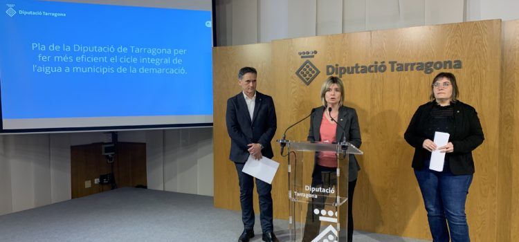 La Diputació de Tarragona presenta un pla per a les pèrdues d’aigua a les xarxes públiques de 120 municipis