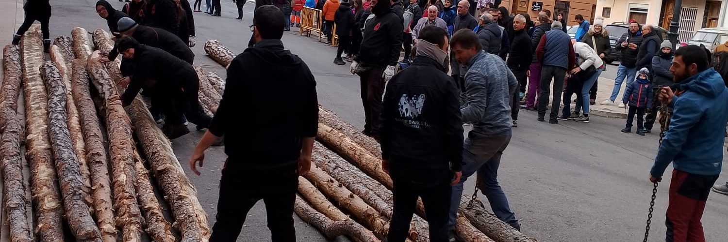 Les barres de Sant Antoni a Vilafranca ja romanen a la plaça