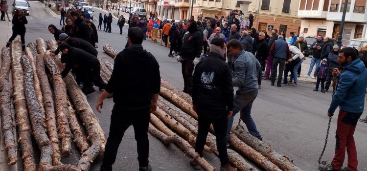 Les barres de Sant Antoni a Vilafranca ja romanen a la plaça
