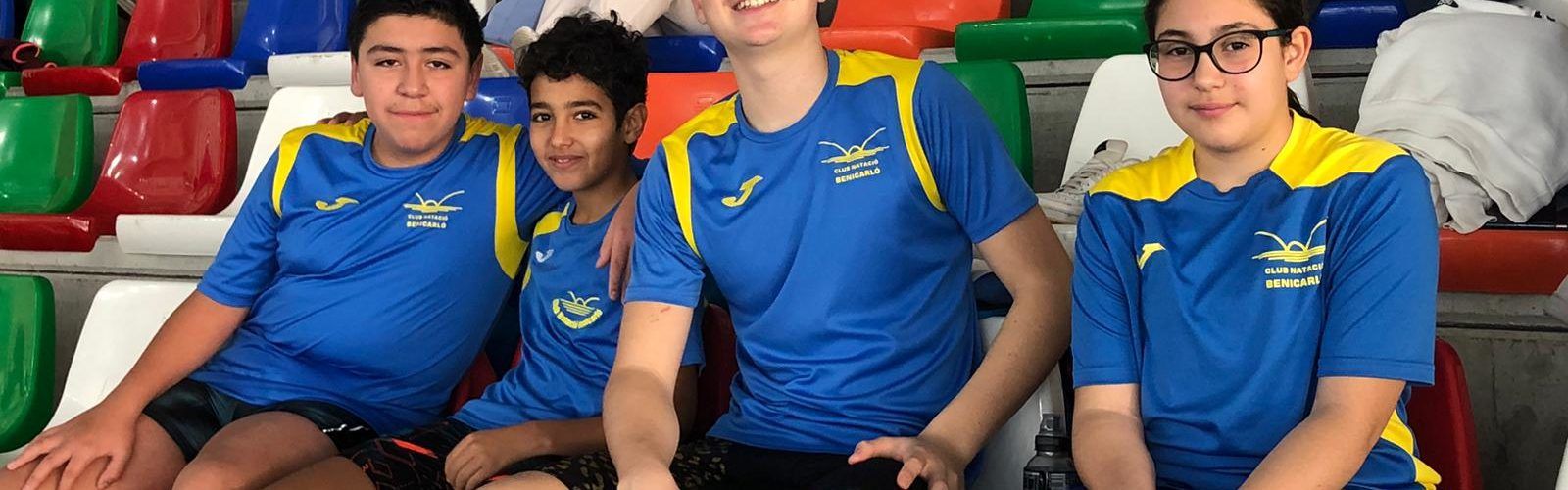 Alonso Escuder, del Club Natació Benicarló, aconsegueix la seua primera mínima Nacional