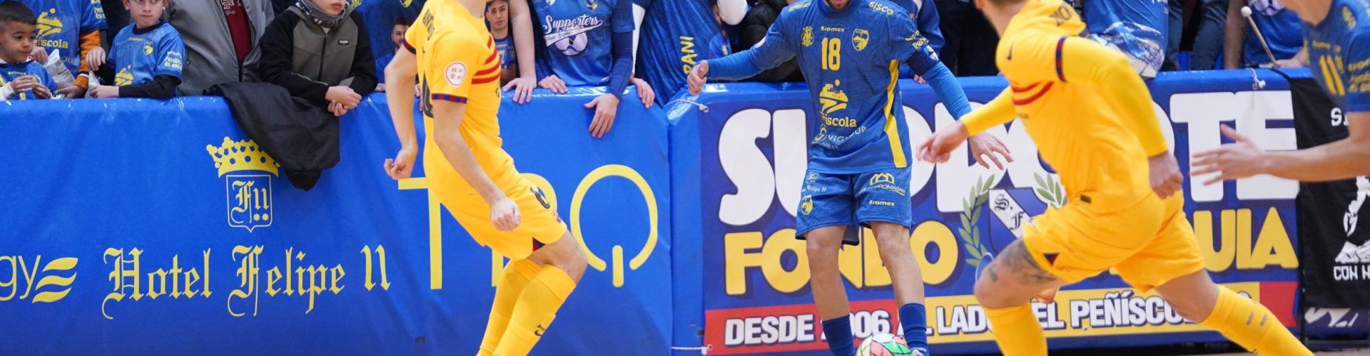 El Servigroup Peñíscola saca un gran punto ante el Barça (3-3)