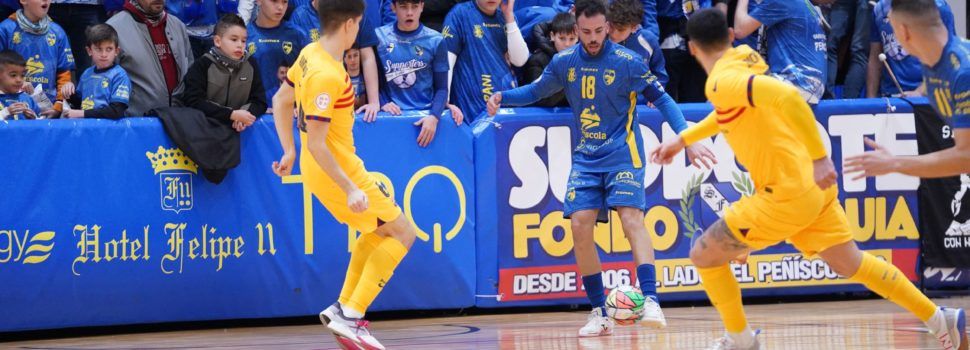El Servigroup Peñíscola saca un gran punto ante el Barça (3-3)