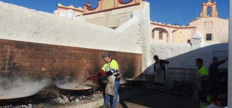 Sant Sebastià, elaboració de les paelles