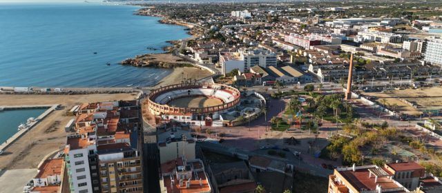 Fotos de la plaça de bous de Vinaròs, a vista de dron
