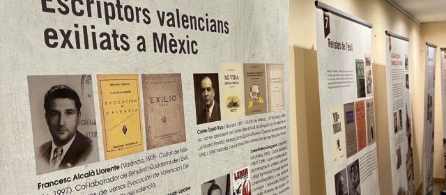 La Biblioteca Municipal acull l’exposició “Escriptors valencians de l’exili”