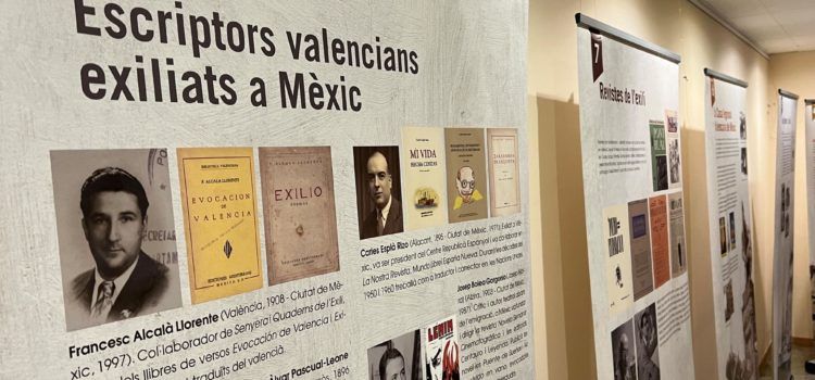 La Biblioteca Municipal acull l’exposició “Escriptors valencians de l’exili”
