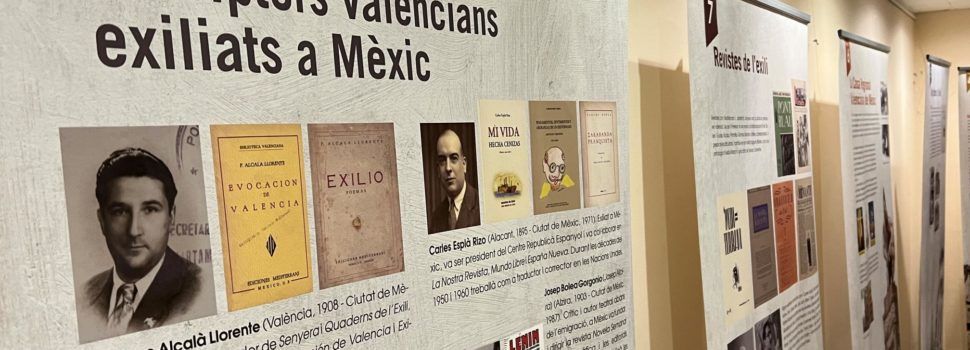 La Biblioteca Municipal acull l’exposició “Escriptors valencians de l’exili”