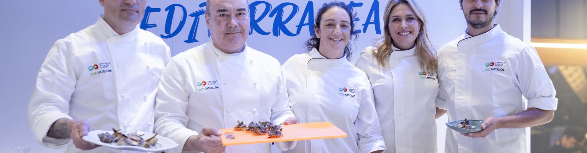 Showcooking a FITUR dels cuiners dels restaurants Estreles Michelin de la província: Cal Paradís, Raúl Resino i Atalaya