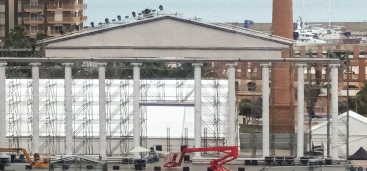L’escenari de les gales de reines pren forma