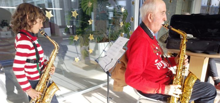 Concertet de Floreal Martí i el seu net Gabriel a L’Onada de Vinaròs