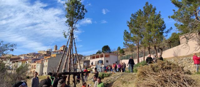 La Pobla de Benifassà tancava Sant Antoni amb la barraca i l’elaboració del panoli