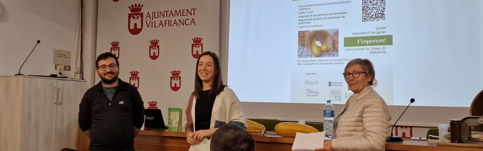 Jornada per revivar el cultiu de la carabassa a Vilafranca