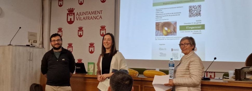 Jornada per revivar el cultiu de la carabassa a Vilafranca