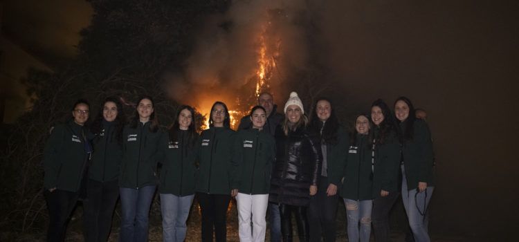 Marta Barrachina reafirma a Castellfort la seua aposta per preservar la cultura i les tradicions com les festes de Sant Antoni 