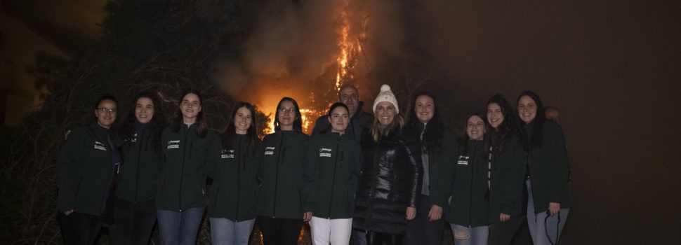 Marta Barrachina reafirma a Castellfort la seua aposta per preservar la cultura i les tradicions com les festes de Sant Antoni 