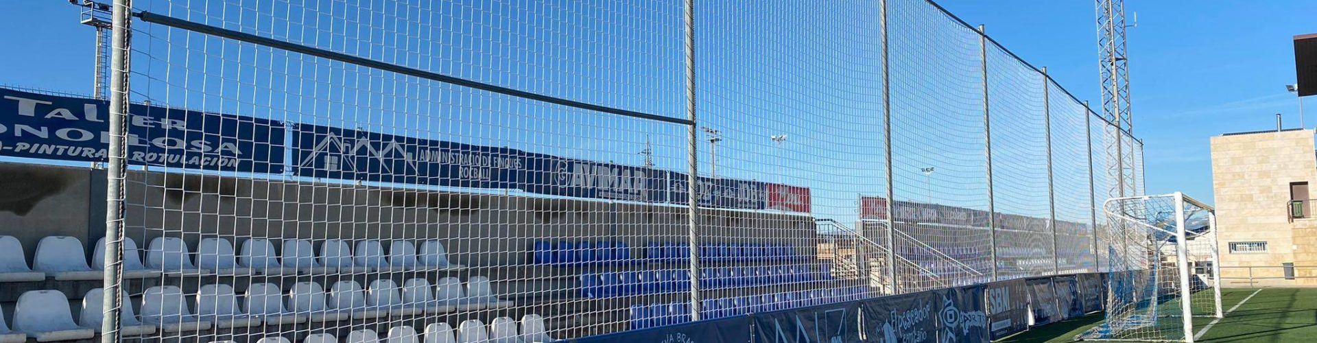 Es renoven les xarxes de protecció de l’estadi de la Ciutat Esportiva