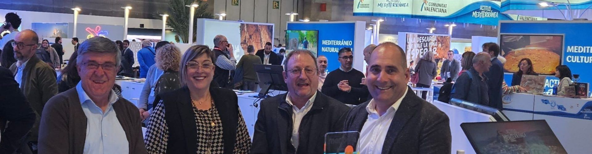 L’alcalde de Santa Magdalena present a FITUR per a promocionar la localitat