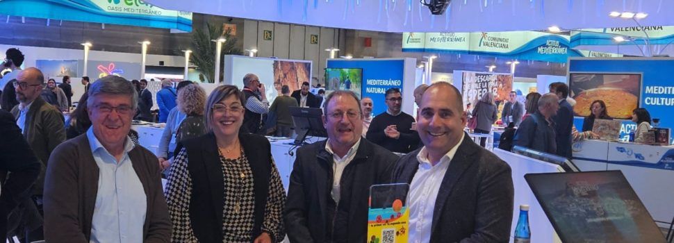 L’alcalde de Santa Magdalena present a FITUR per a promocionar la localitat