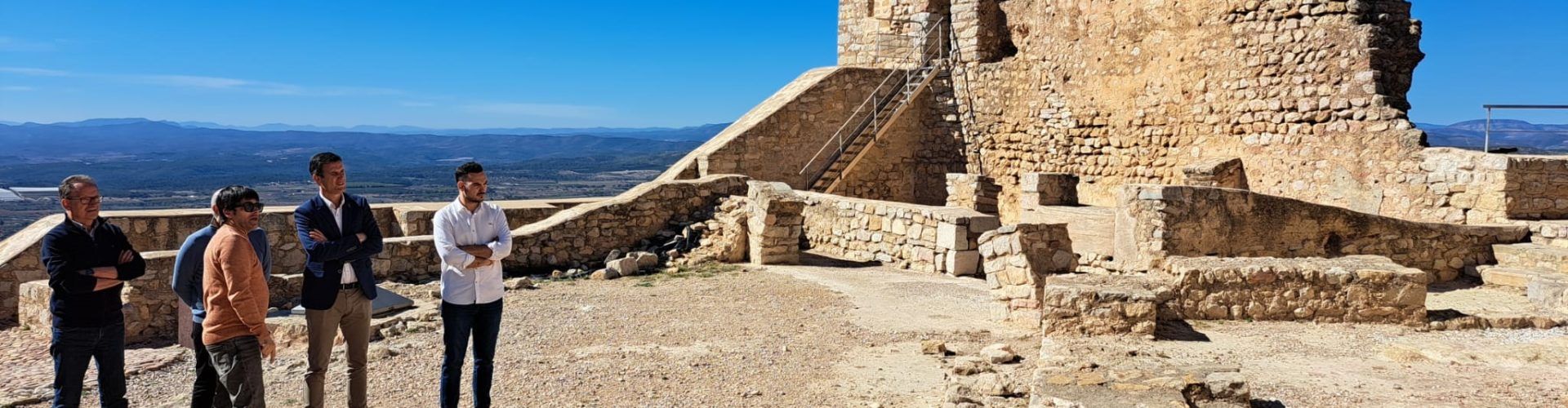 La Diputació de Castelló actuarà en la millora de la zona de l’aljub del castell de Xivert