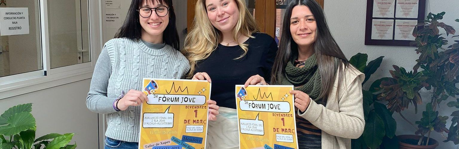 La Regidoria de Joventut d’Alcalà-Alcossebre celebrarà el III Fòrum Jove el pròxim 1 de març