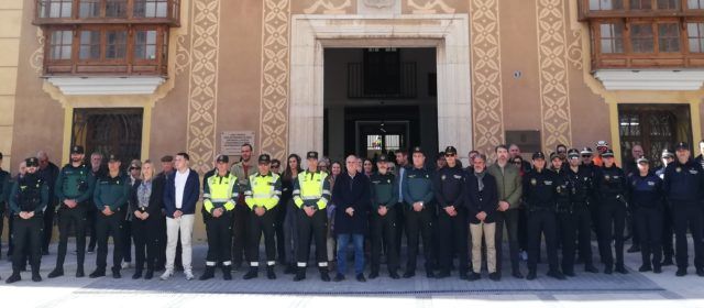 Concentració a Benicarló en sport per l’assassinat de dos guàrdiacivils a Barbate