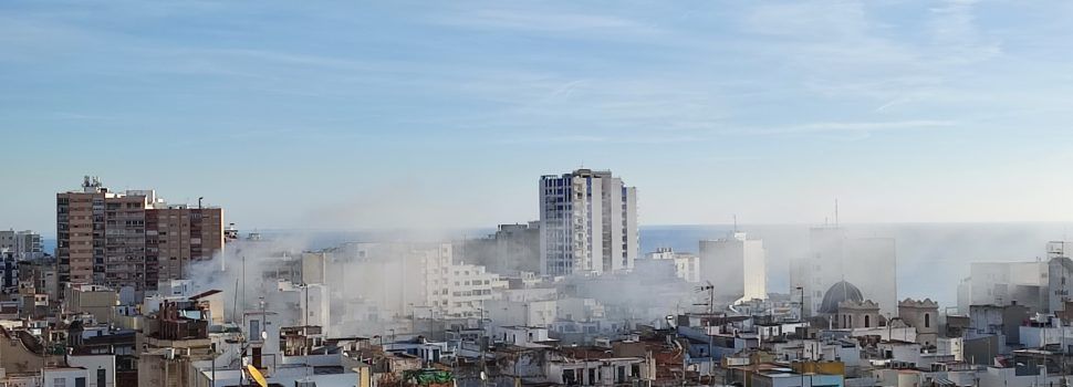 Un herido grave en el incendio de una vivienda en Vinaròs