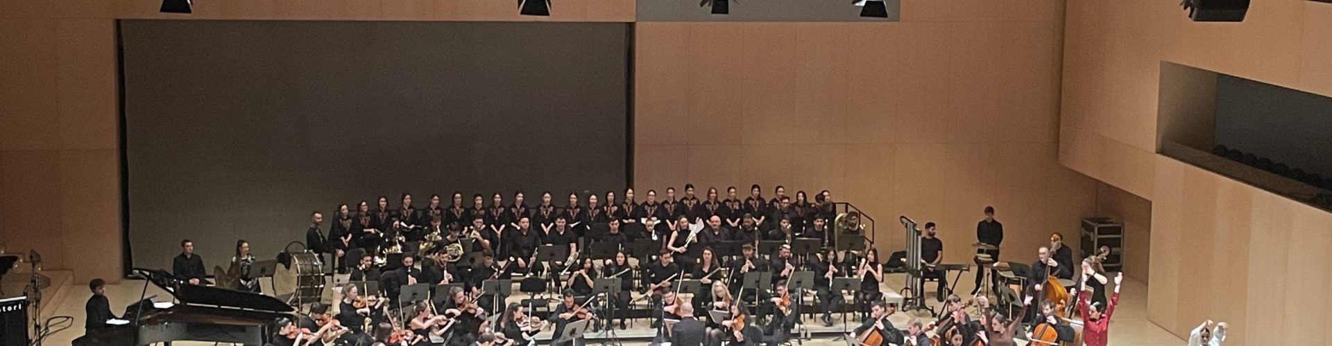 Alumnat de l’IES Leopoldo Querol, en un concert a l’Auditori i Palau de Congressos de Castelló