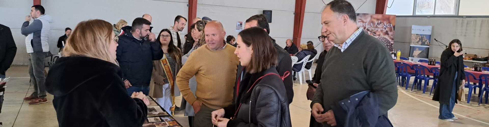 La presidenta de la Mancomunitat de l’Alt Maestrat posa en valor a Culla el poder de la tòfona com a motor econòmic per a la comarca