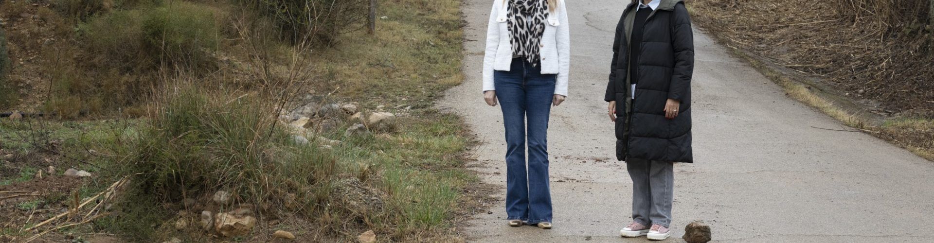 La presidenta de la Diputació visita Canet lo Roig, on s’endreçaran camins i barrancs que van patir desperfectes pels aiguats del novembre de 2022